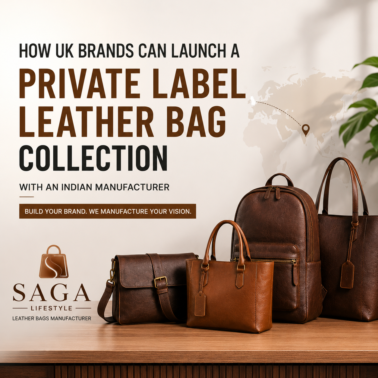 Private Label Leather Bag Manufacturing for UK