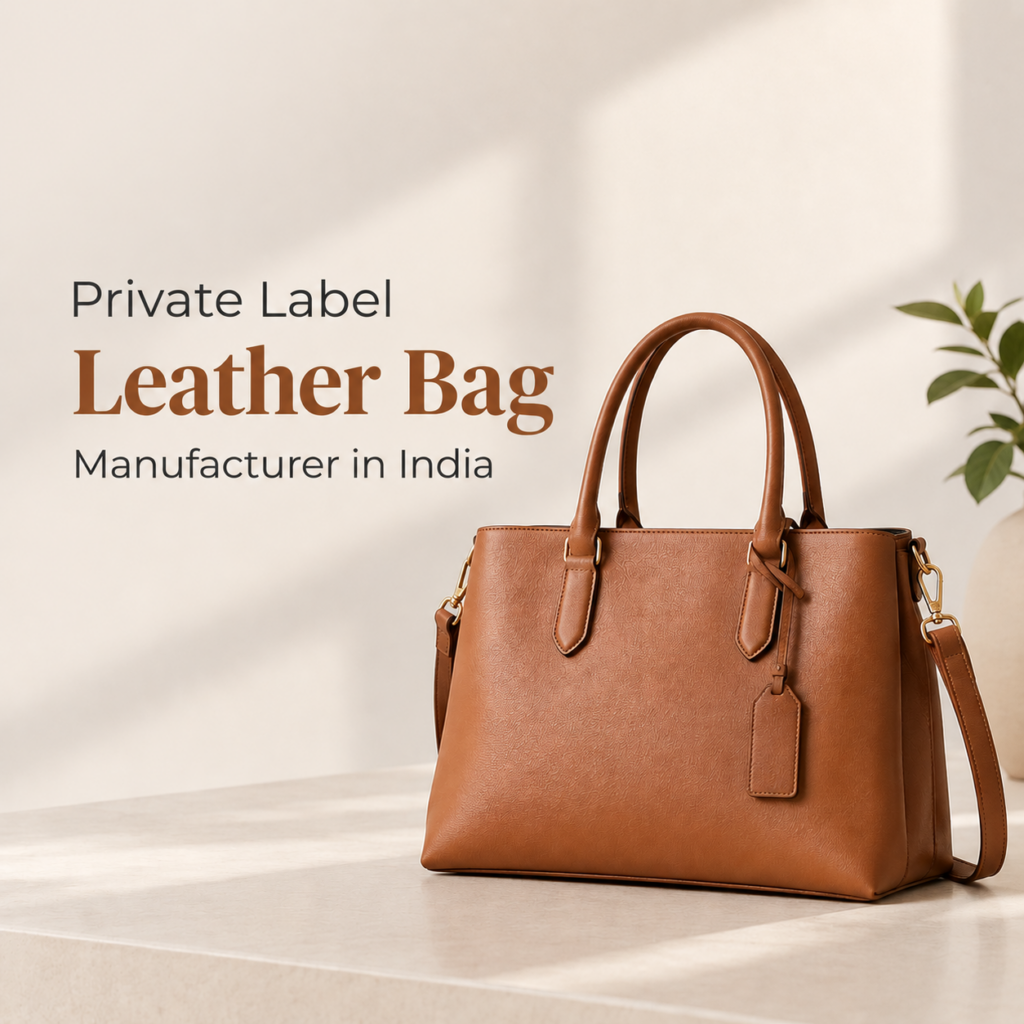 Private Label Leather Bag Manufacturer in India: A Guide for Global Buyers